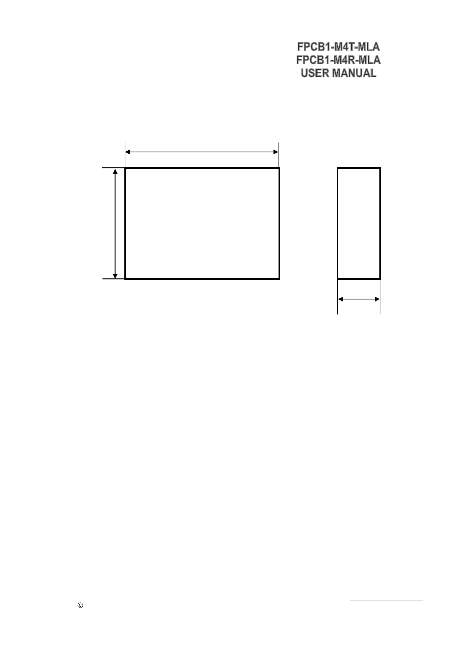 3 dimensions (mm) | KBC Networks FPCD1-M4T-R-M1A User Manual | Page 11 / 11