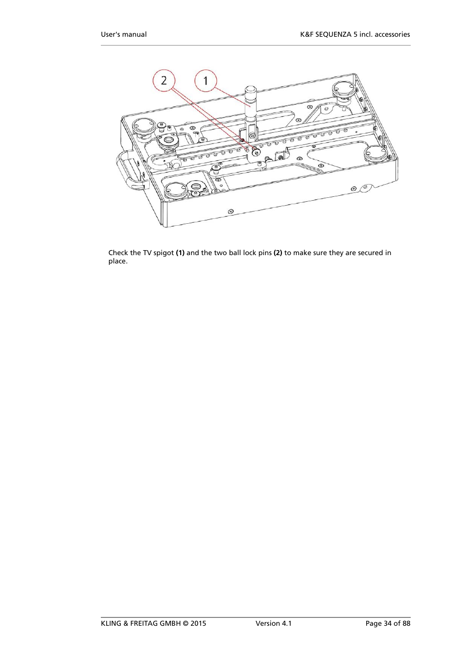 KLING & FREITAG K&F SEQUENZA 5 W User Manual | Page 34 / 88