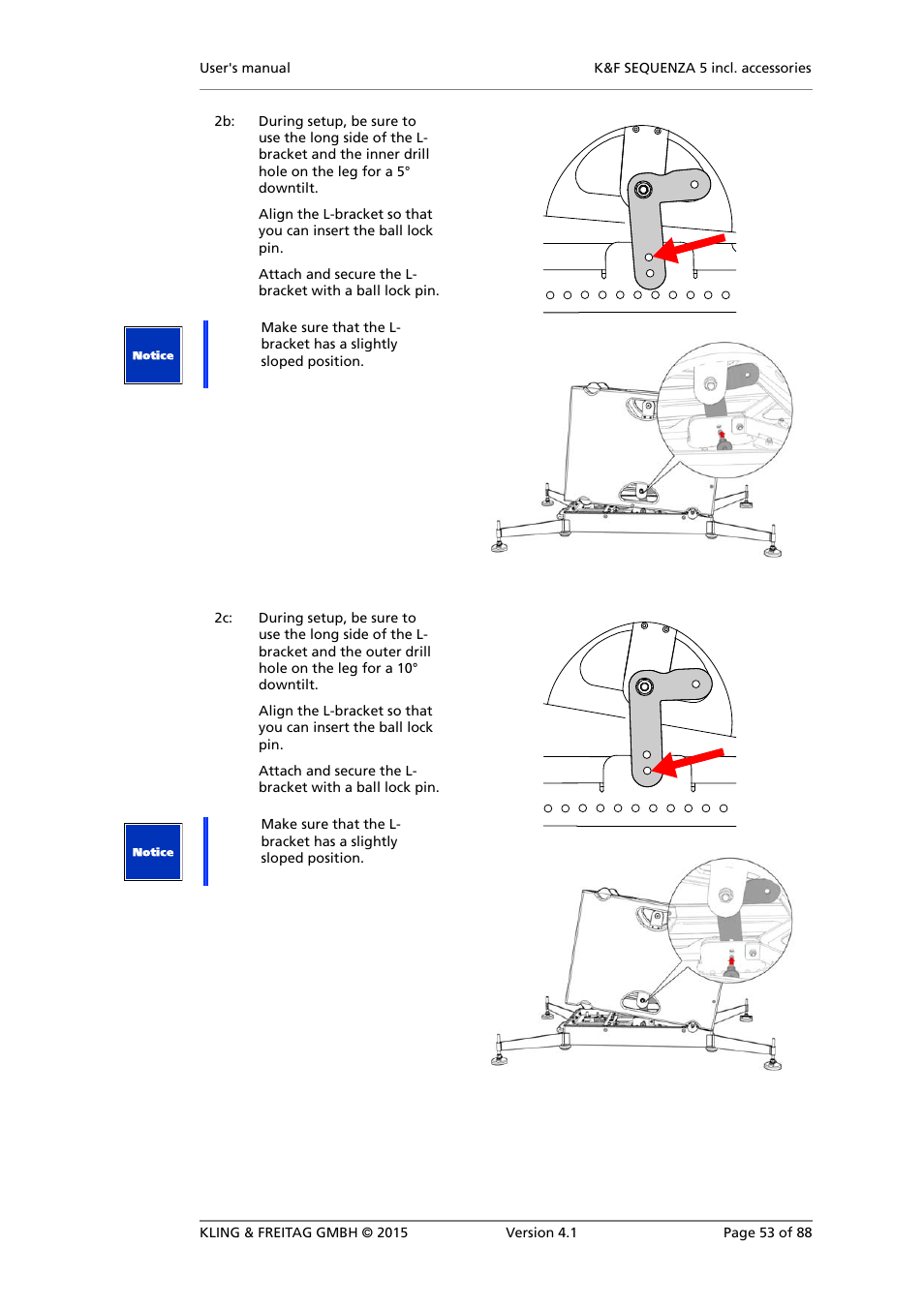 KLING & FREITAG K&F SEQUENZA 5 W User Manual | Page 53 / 88