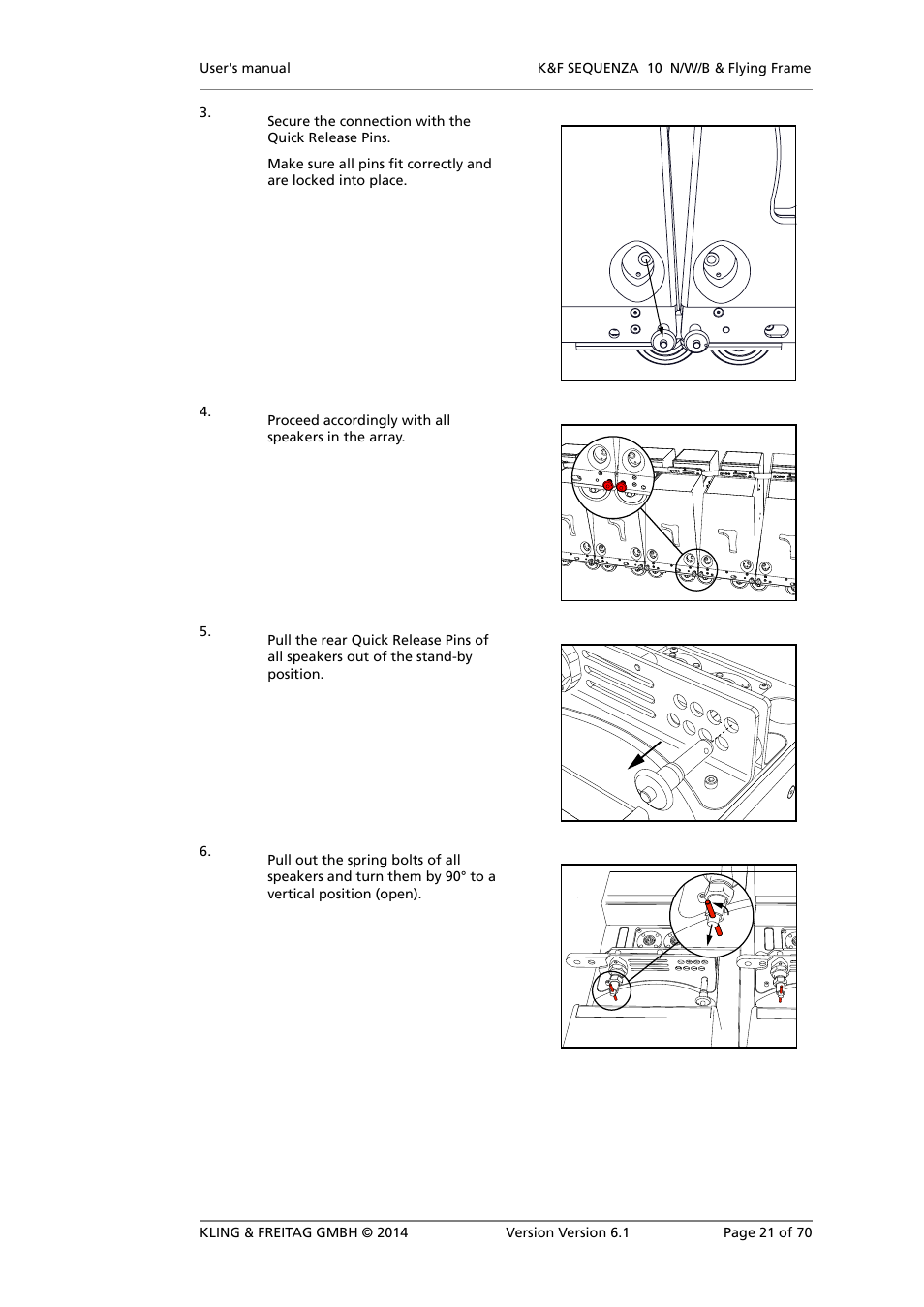 KLING & FREITAG K&F SEQUENZA 10 W User Manual | Page 21 / 70