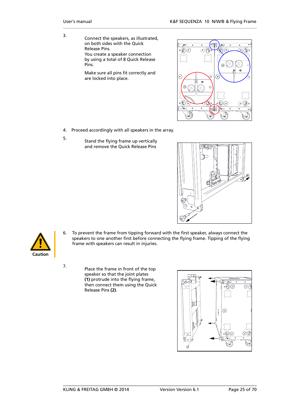 KLING & FREITAG K&F SEQUENZA 10 W User Manual | Page 25 / 70
