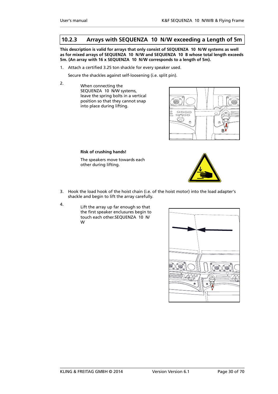 KLING & FREITAG K&F SEQUENZA 10 W User Manual | Page 30 / 70