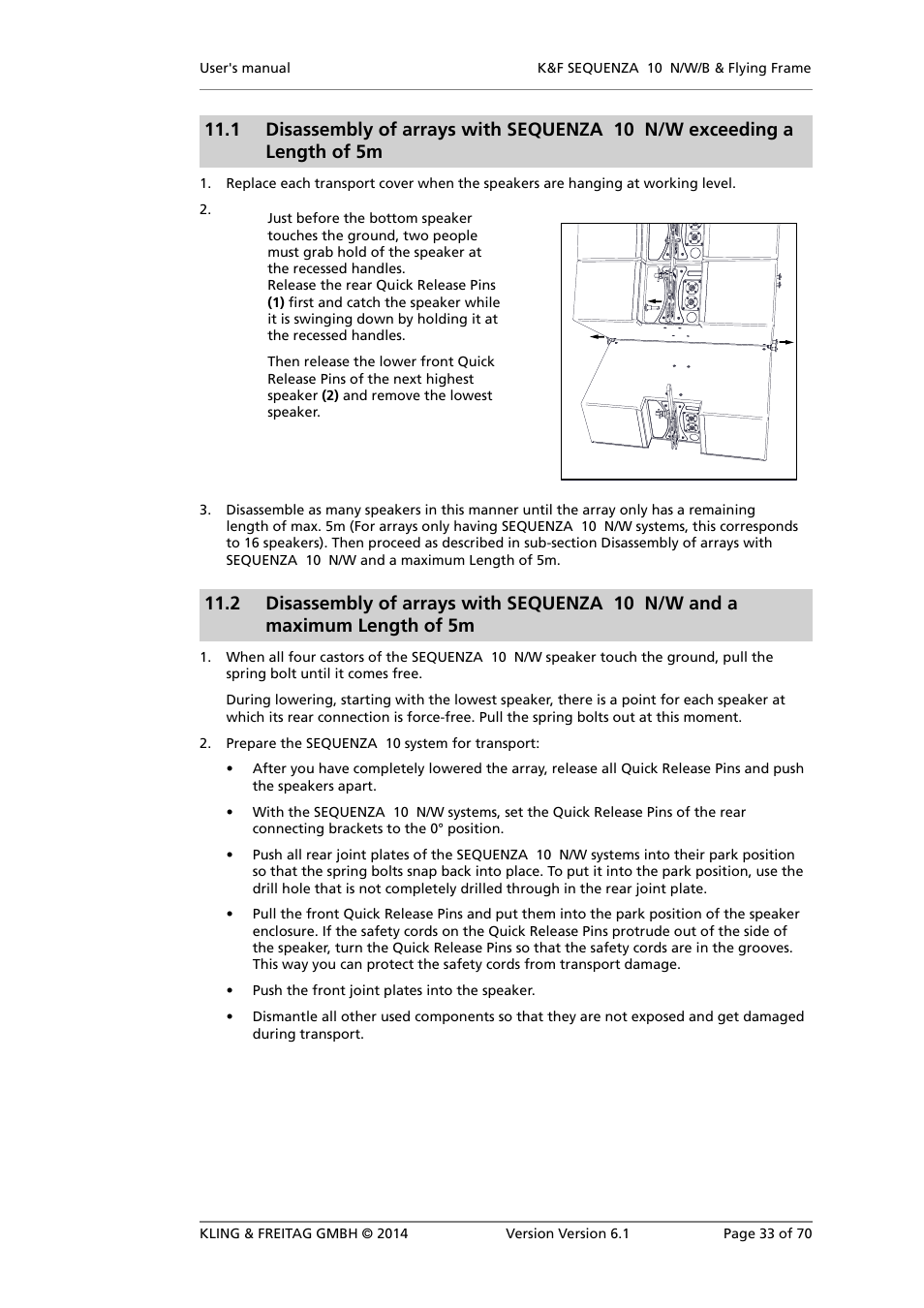 KLING & FREITAG K&F SEQUENZA 10 W User Manual | Page 33 / 70