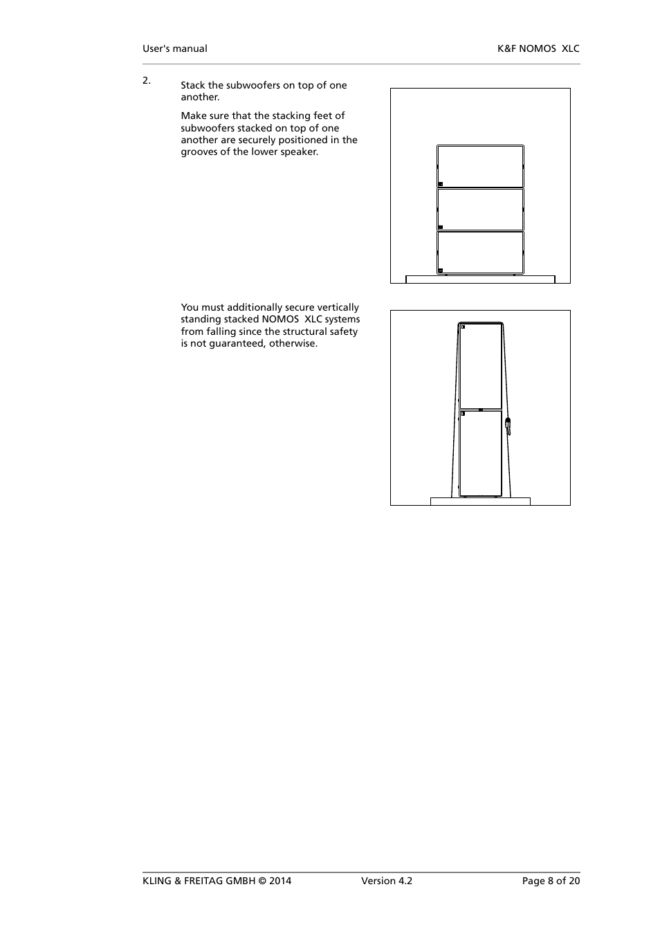 KLING & FREITAG K&F NOMOS XLC User Manual | Page 8 / 20