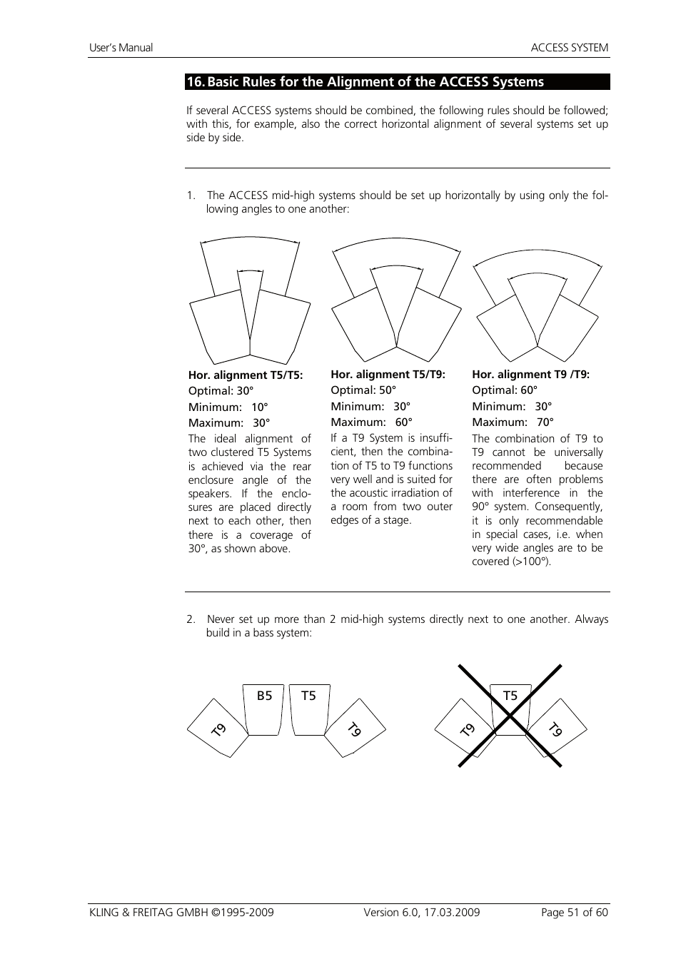 KLING & FREITAG K&F ACCESS T9 User Manual | Page 51 / 60