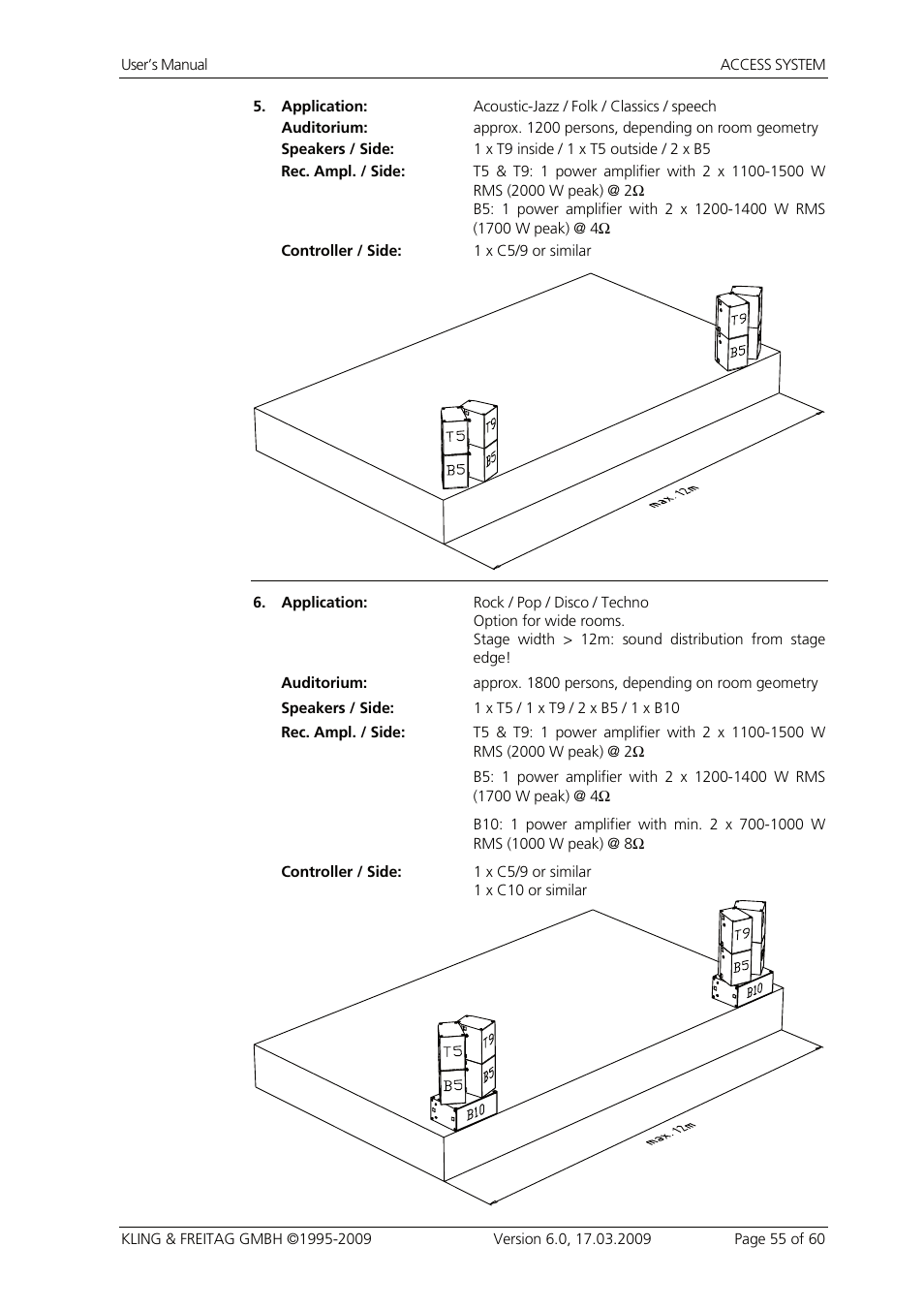 KLING & FREITAG K&F ACCESS T9 User Manual | Page 55 / 60