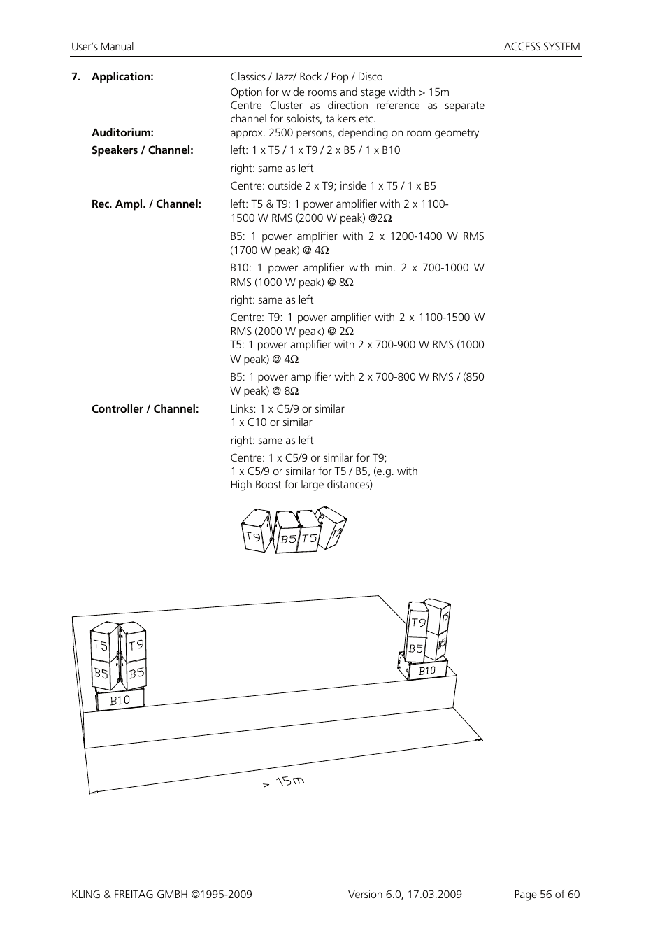 KLING & FREITAG K&F ACCESS T9 User Manual | Page 56 / 60