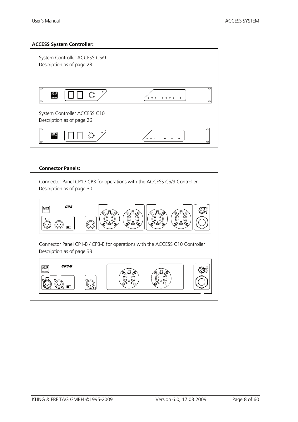 KLING & FREITAG K&F ACCESS T9 User Manual | Page 8 / 60