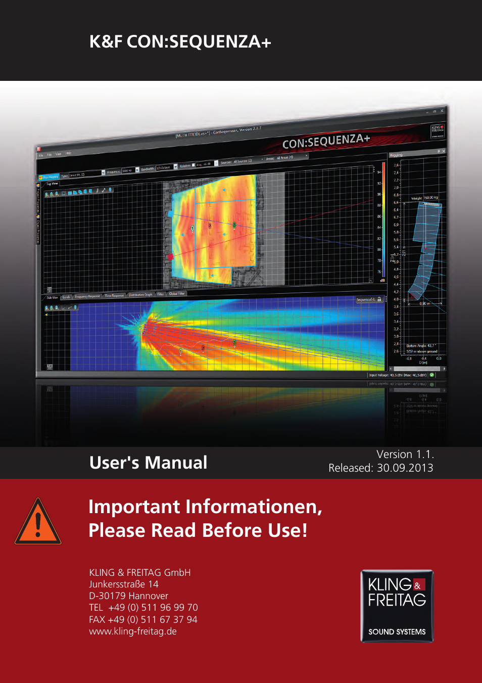 KLING & FREITAG CON:SEQUENZA+K&F User Manual | 53 pages