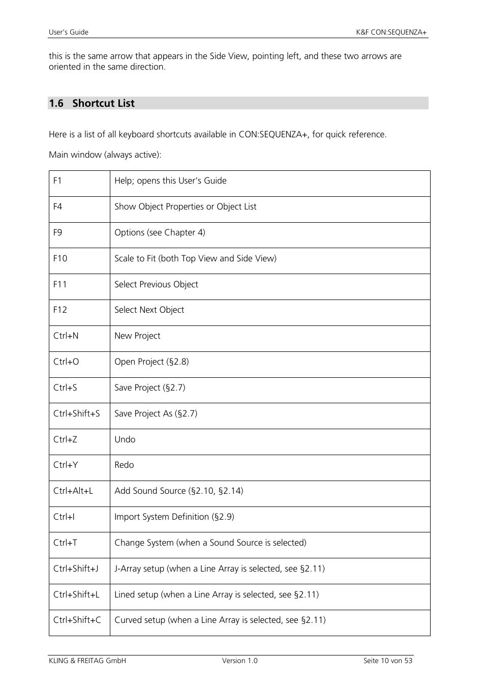 KLING & FREITAG CON:SEQUENZA+K&F User Manual | Page 10 / 53