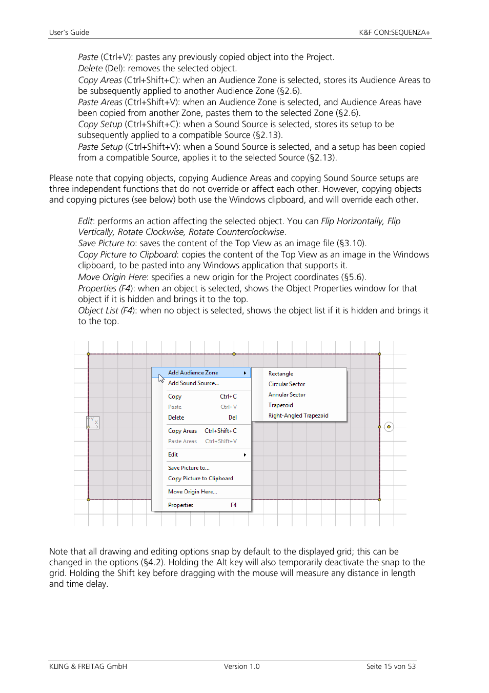 KLING & FREITAG CON:SEQUENZA+K&F User Manual | Page 15 / 53