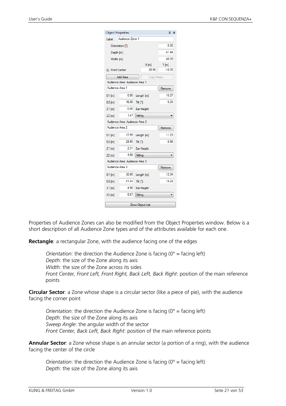 KLING & FREITAG CON:SEQUENZA+K&F User Manual | Page 21 / 53