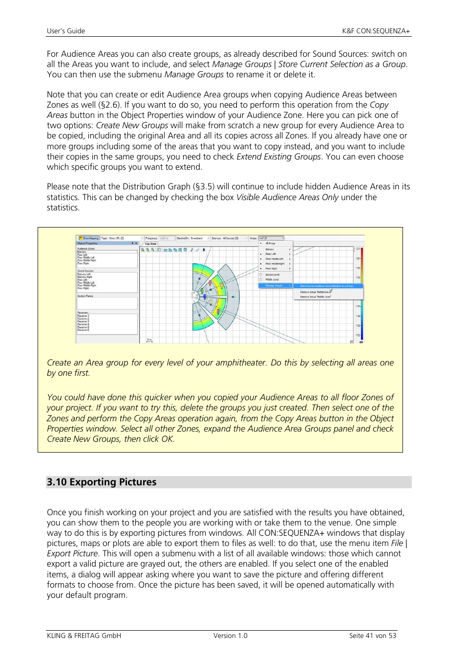 KLING & FREITAG CON:SEQUENZA+K&F User Manual | Page 41 / 53