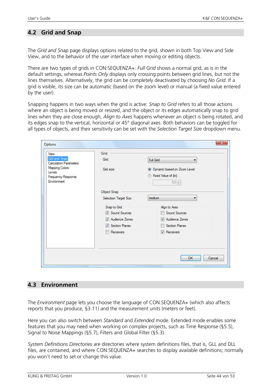 KLING & FREITAG CON:SEQUENZA+K&F User Manual | Page 44 / 53