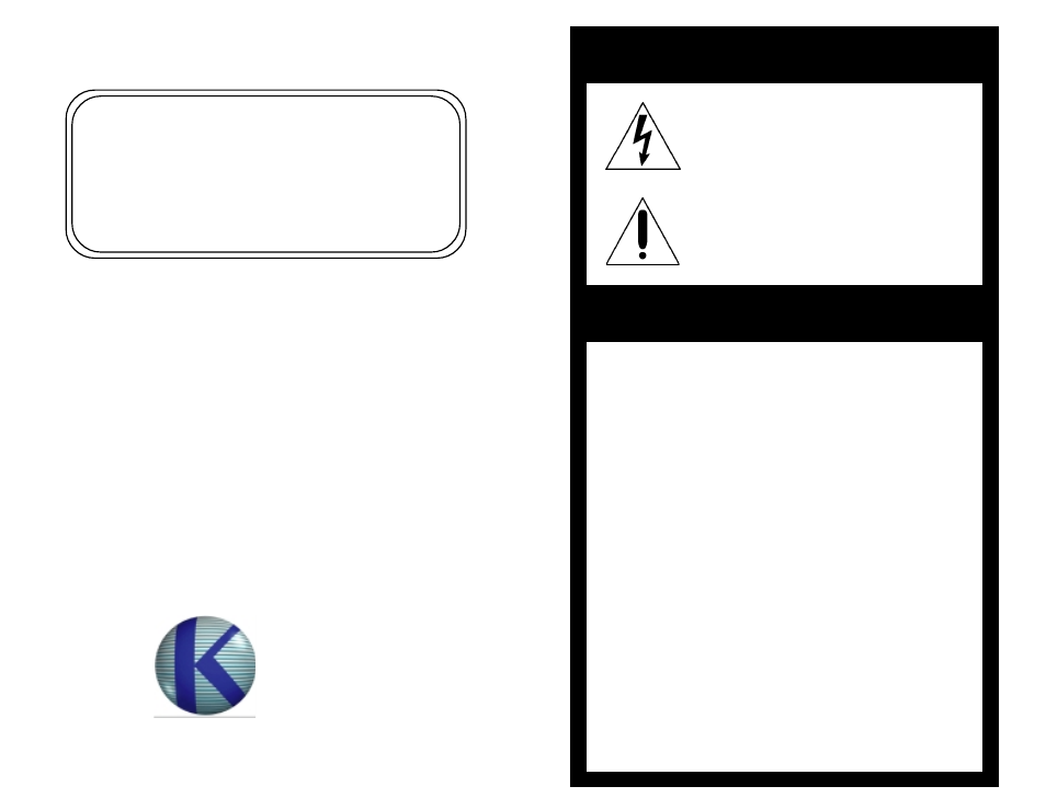 Knox Video HD-8 AUDIO/VIDEO User Manual | 11 pages