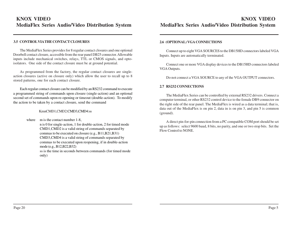 Knox Video Media Flex Series User Manual | Page 10 / 17