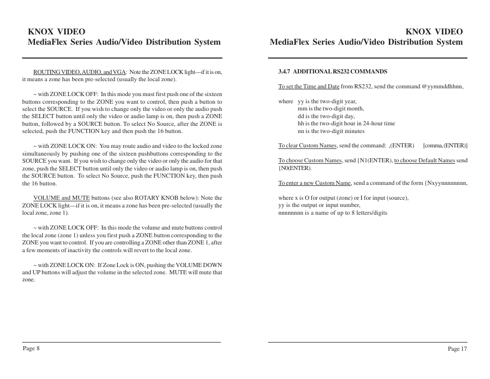 Knox Video Media Flex Series User Manual | Page 13 / 17
