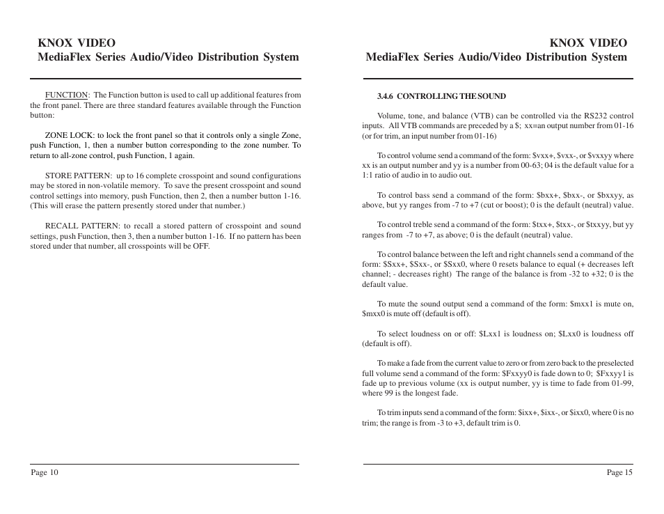 Knox Video Media Flex Series User Manual | Page 15 / 17