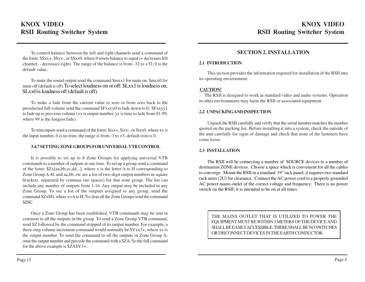 Knox Video RSII User Manual | Page 9 / 14
