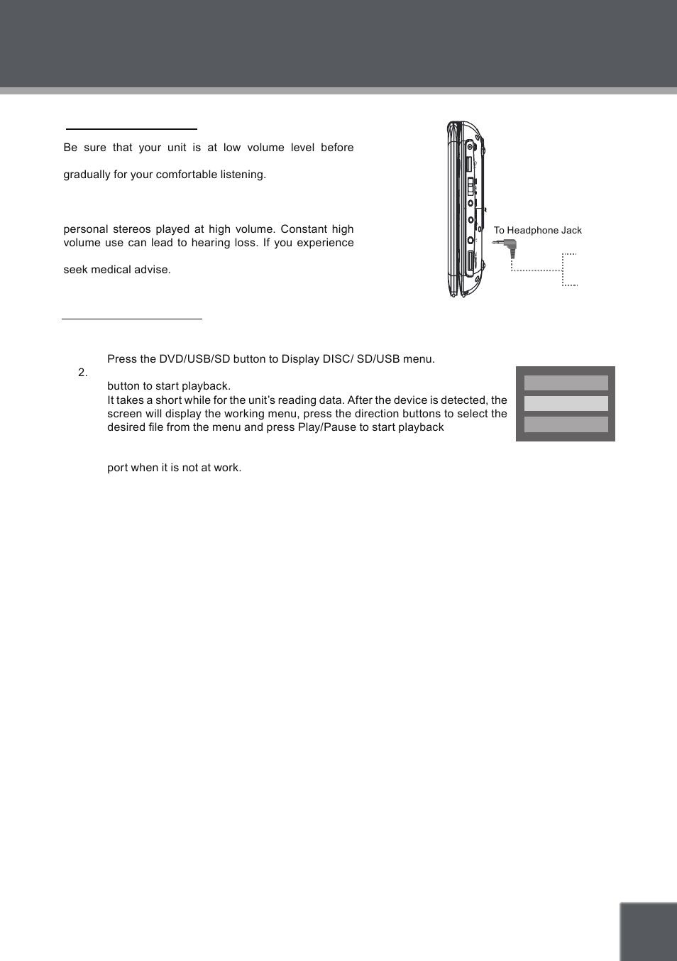 Power supply, Connections | COBY electronic TFDVD7379 User Manual | Page 15 / 26