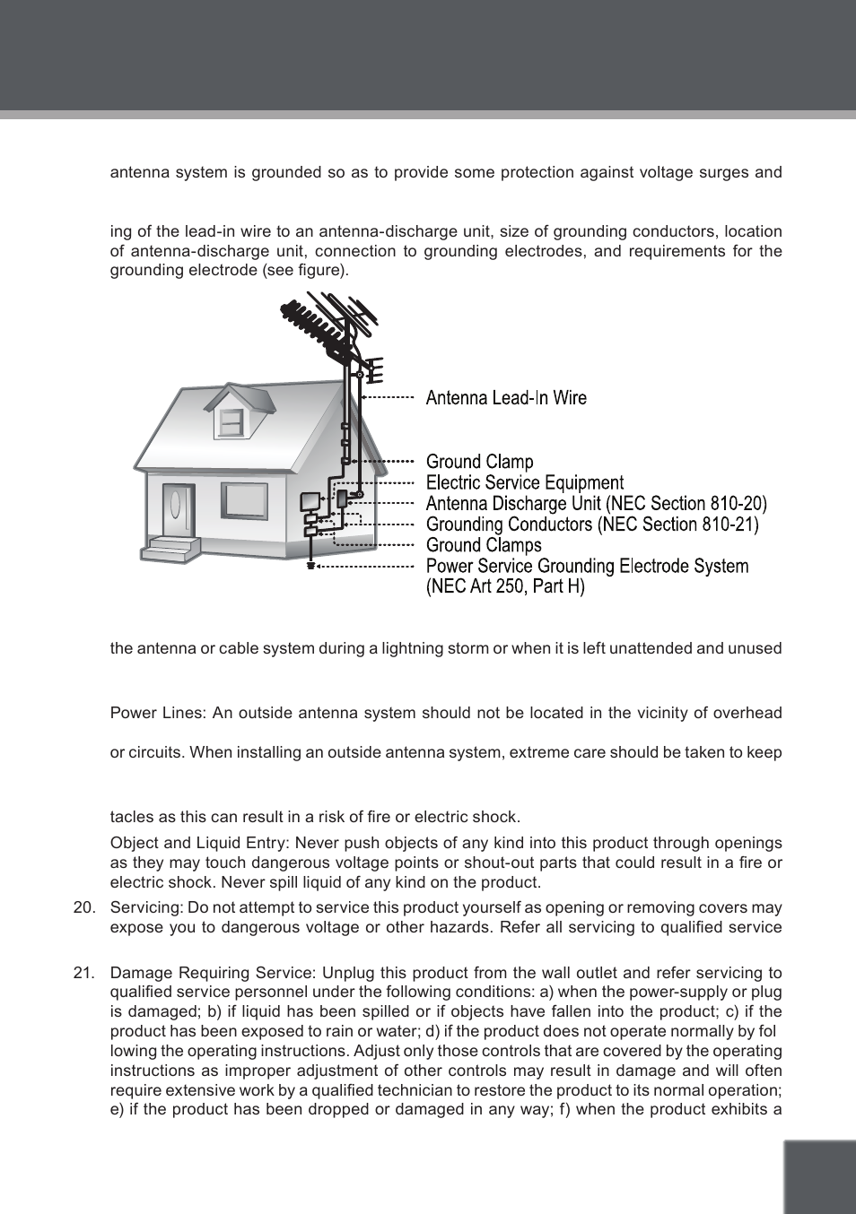 Important safety instructions | COBY electronic TFDVD7379 User Manual | Page 5 / 26