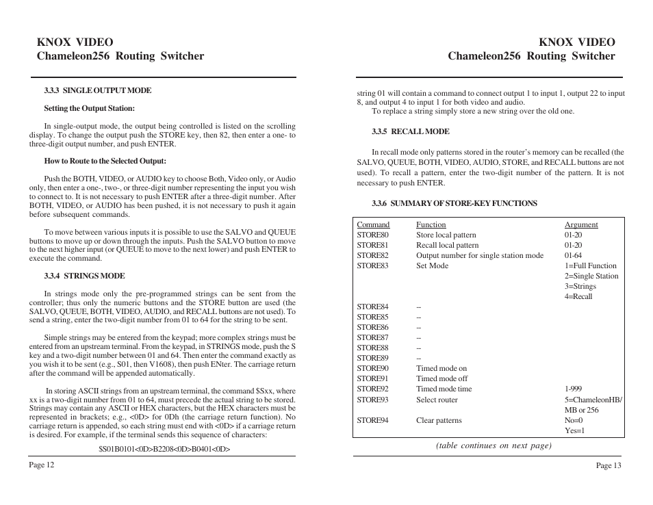 Knox video chameleon256 routing switcher | Knox Video Chameleon256 Series User Manual | Page 17 / 17