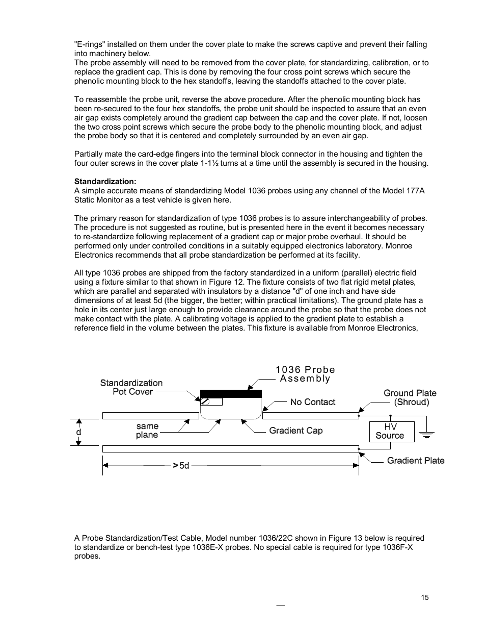 Monroe Electronics Electrostatic Fieldmeter - Static Monitor - model 177A User Manual | Page 16 / 96