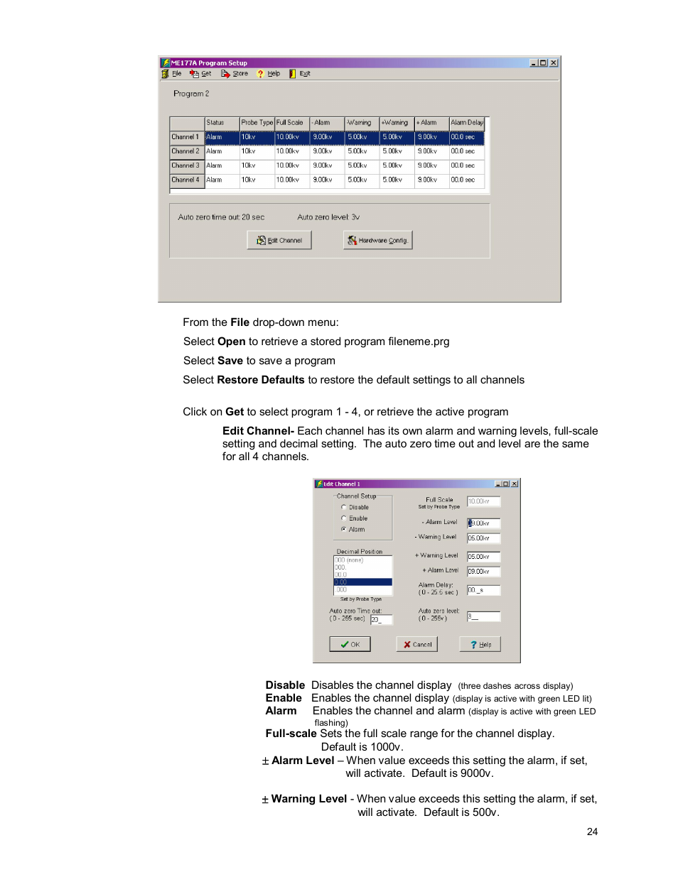 Monroe Electronics Electrostatic Fieldmeter - Static Monitor - model 177A User Manual | Page 25 / 96