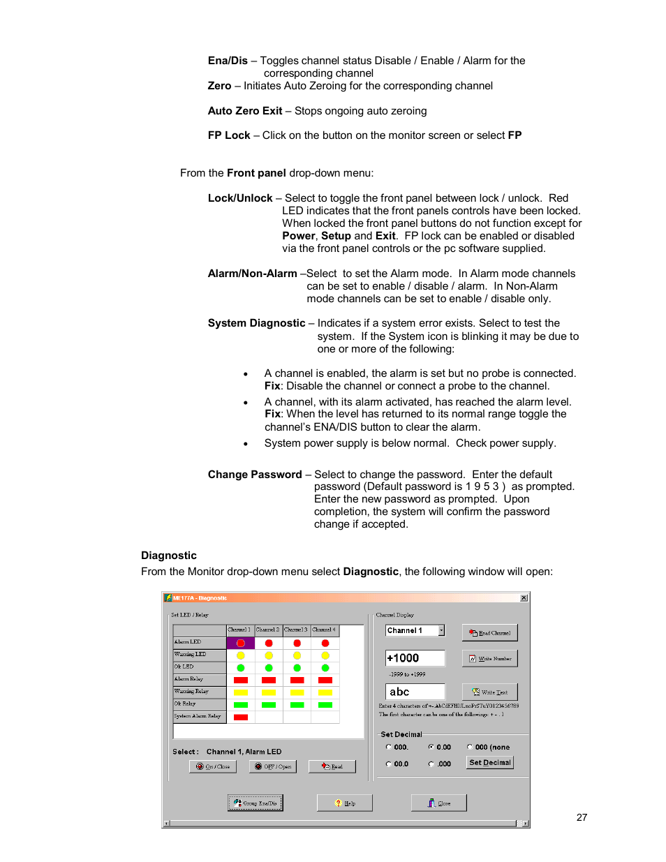 Monroe Electronics Electrostatic Fieldmeter - Static Monitor - model 177A User Manual | Page 28 / 96