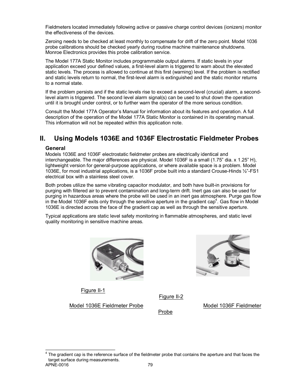 Monroe Electronics Electrostatic Fieldmeter - Static Monitor - model 177A User Manual | Page 80 / 96