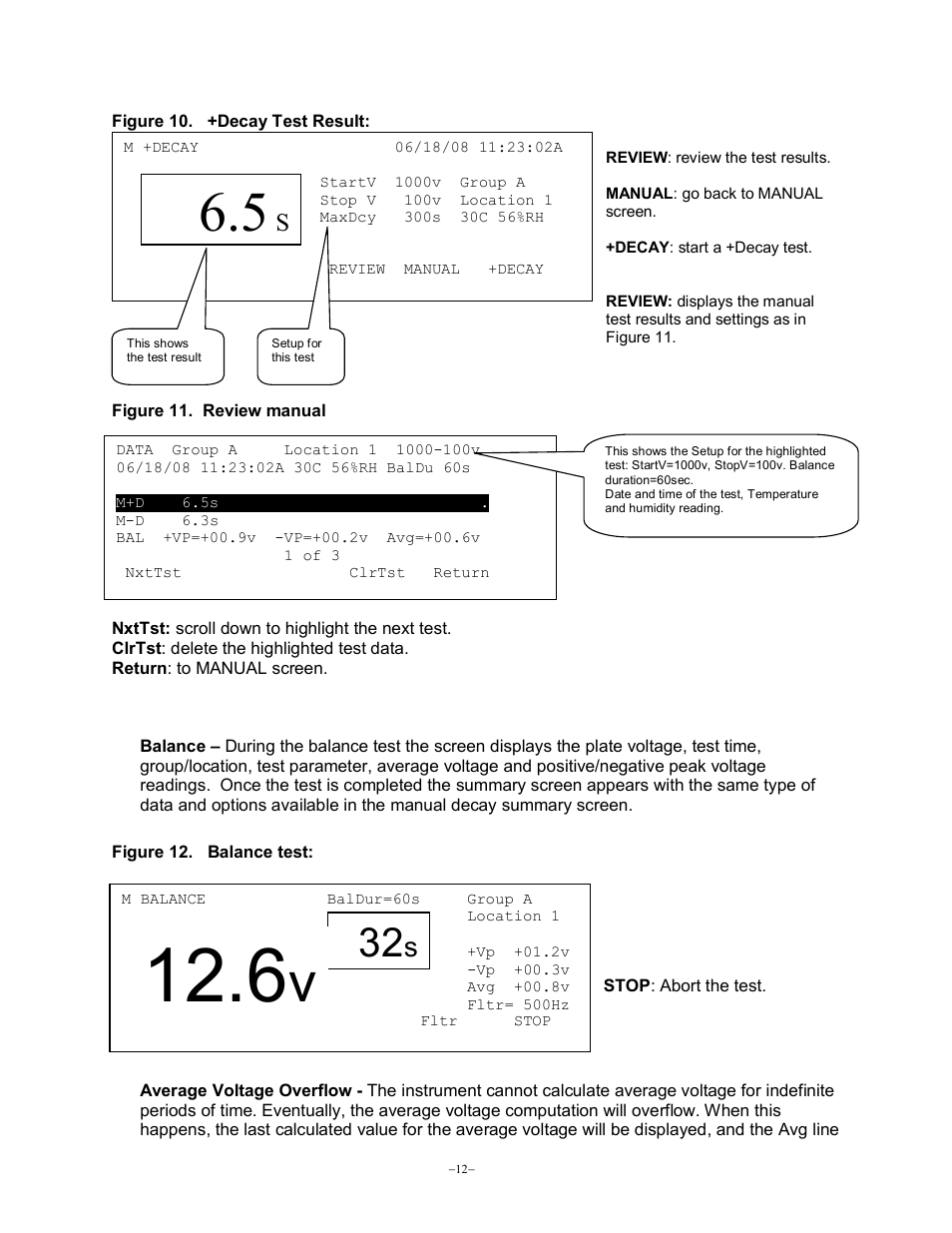 Monroe Electronics Charge Plate - Monitor - model 288B User Manual | Page 12 / 22