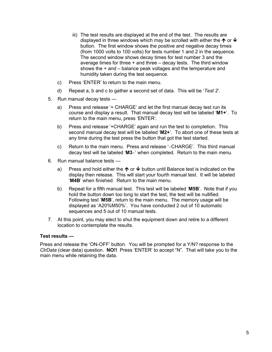 Monroe Electronics Charge Plate - Ionizer Performance Analyzer - model 287A User Manual | Page 7 / 12