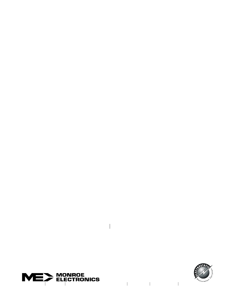 Monroe Electronics Resistivity Meter - Surface - model 262A User Manual | 7 pages