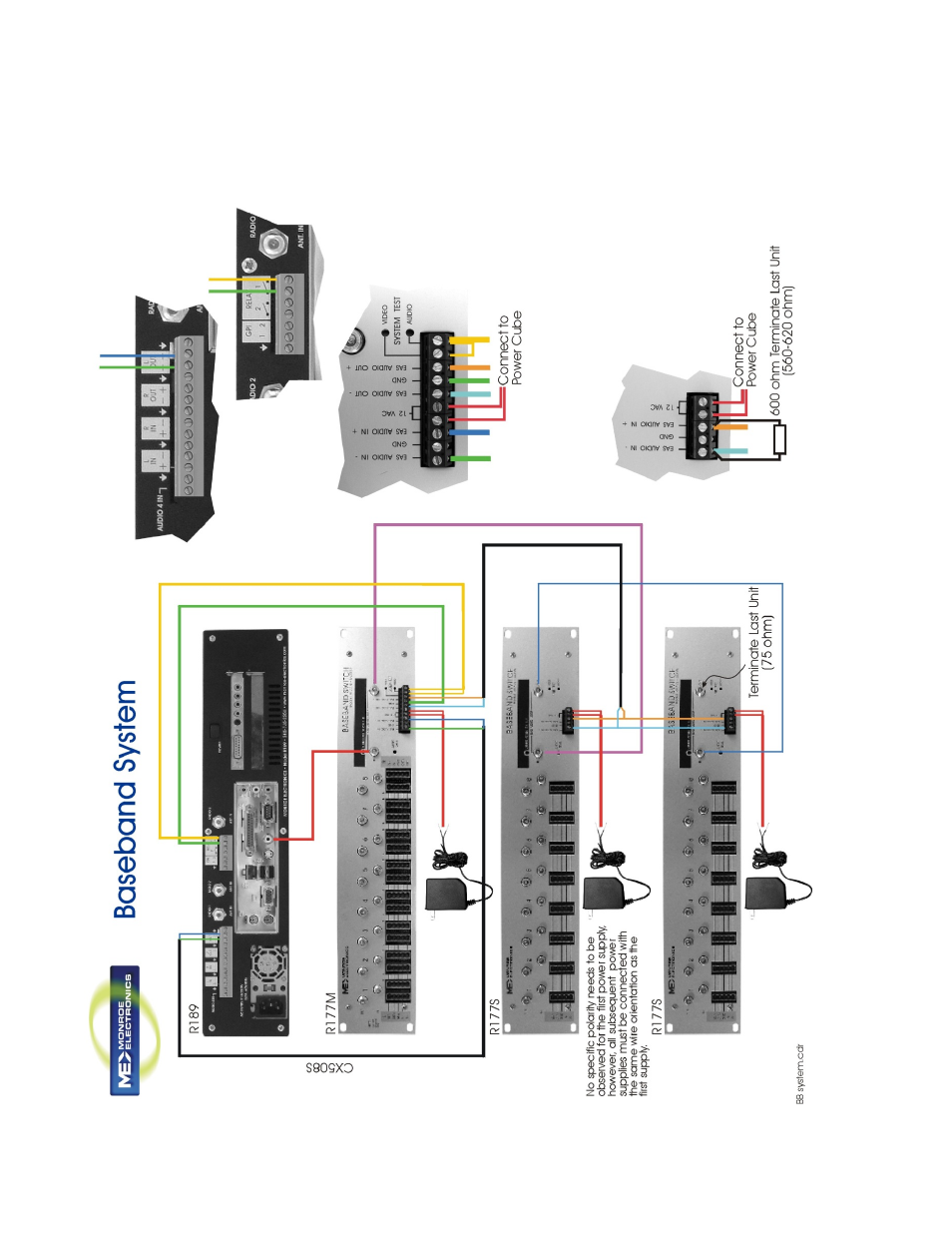 10 connection diagrams | Monroe Electronics R189se User Manual | Page 102 / 114