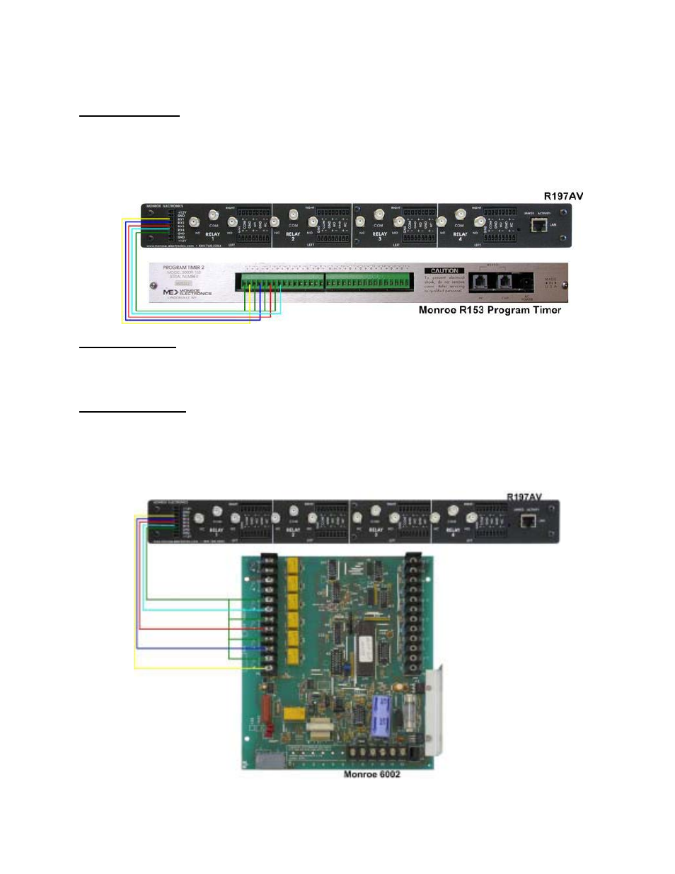 Appplications general switching | Monroe Electronics R197AV User Manual | Page 7 / 24