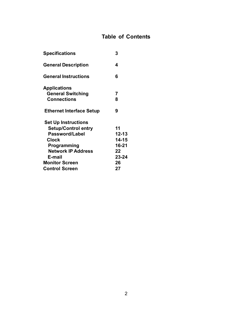 Monroe Electronics R199 User Manual | Page 2 / 29