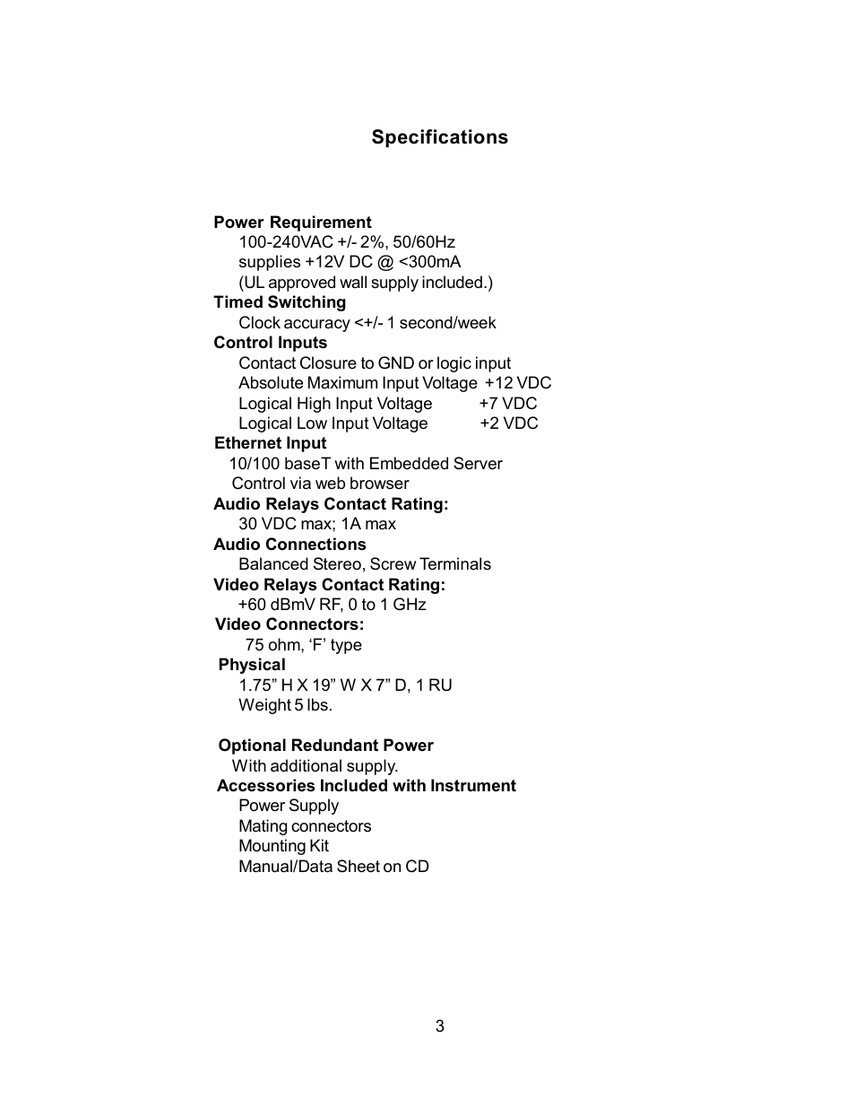 Monroe Electronics R199 User Manual | Page 3 / 29