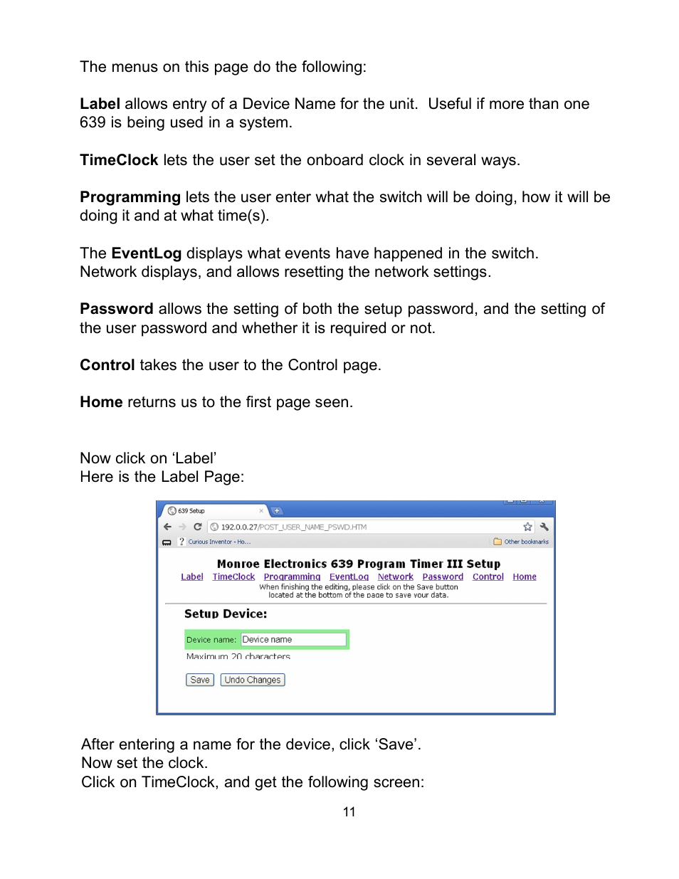 Monroe Electronics 639 User Manual | Page 11 / 23