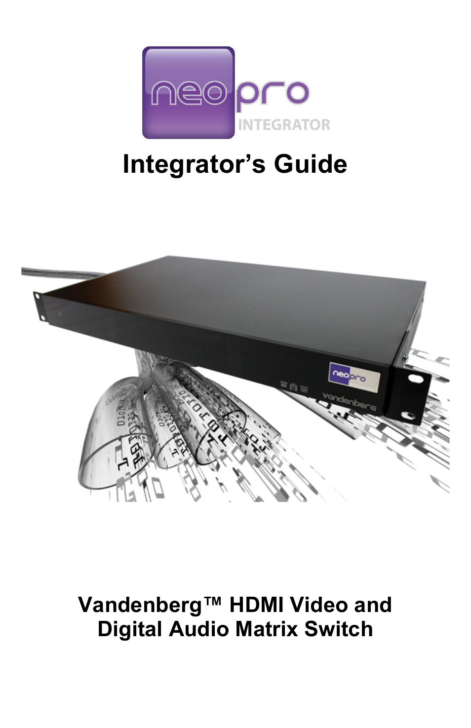 NeoPro Vandenberg User Manual | 20 pages