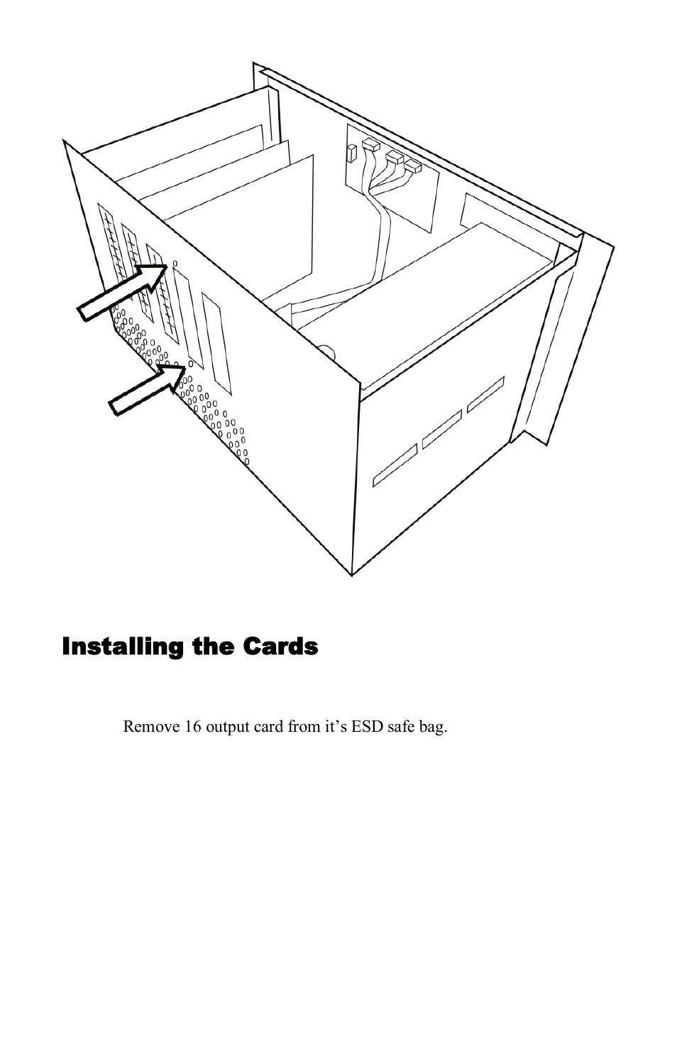 Installing the cards | NeoPro Tahoe-Veo User Manual | Page 21 / 44