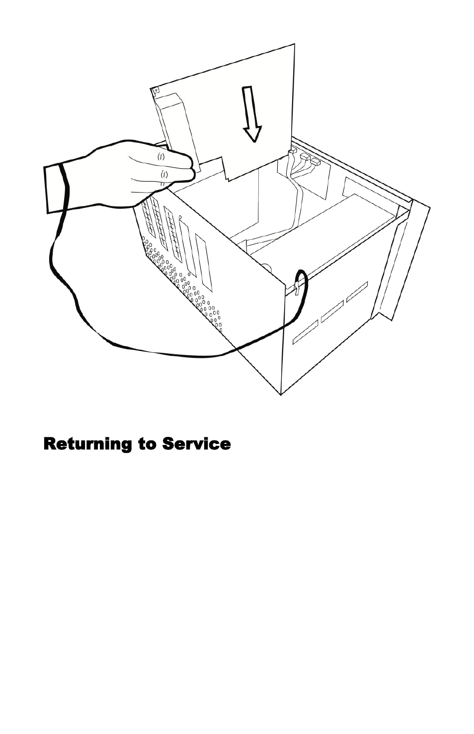 Returning to service | NeoPro Tahoe-Veo User Manual | Page 22 / 44