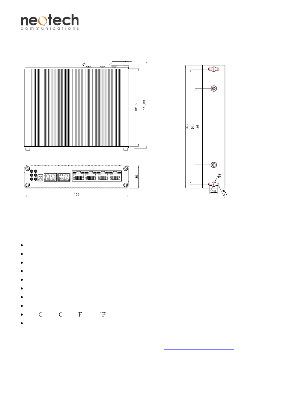 Neotech Communications HGSW-42SHP User Manual | Page 6 / 6