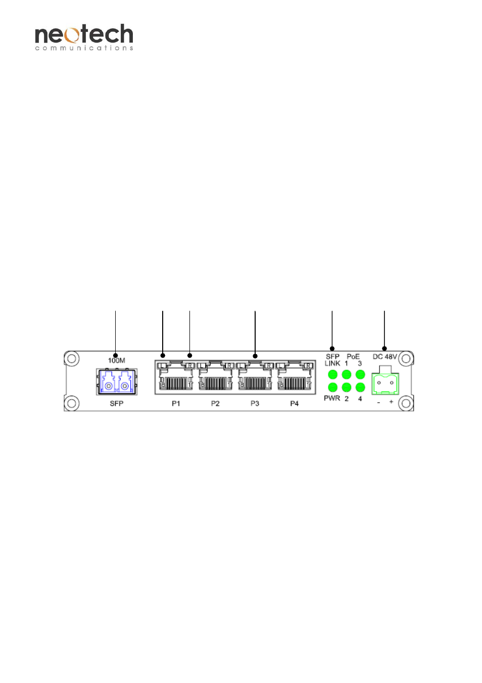 Neotech Communications FSW-41HP User Manual | 3 pages