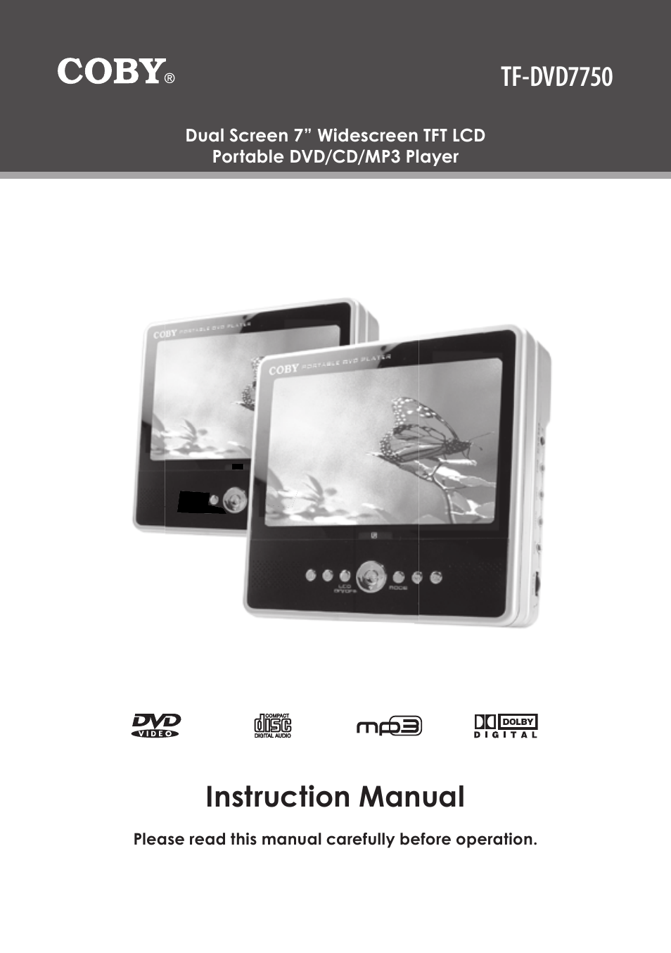 COBY electronic TF-DVD7750 User Manual | 32 pages