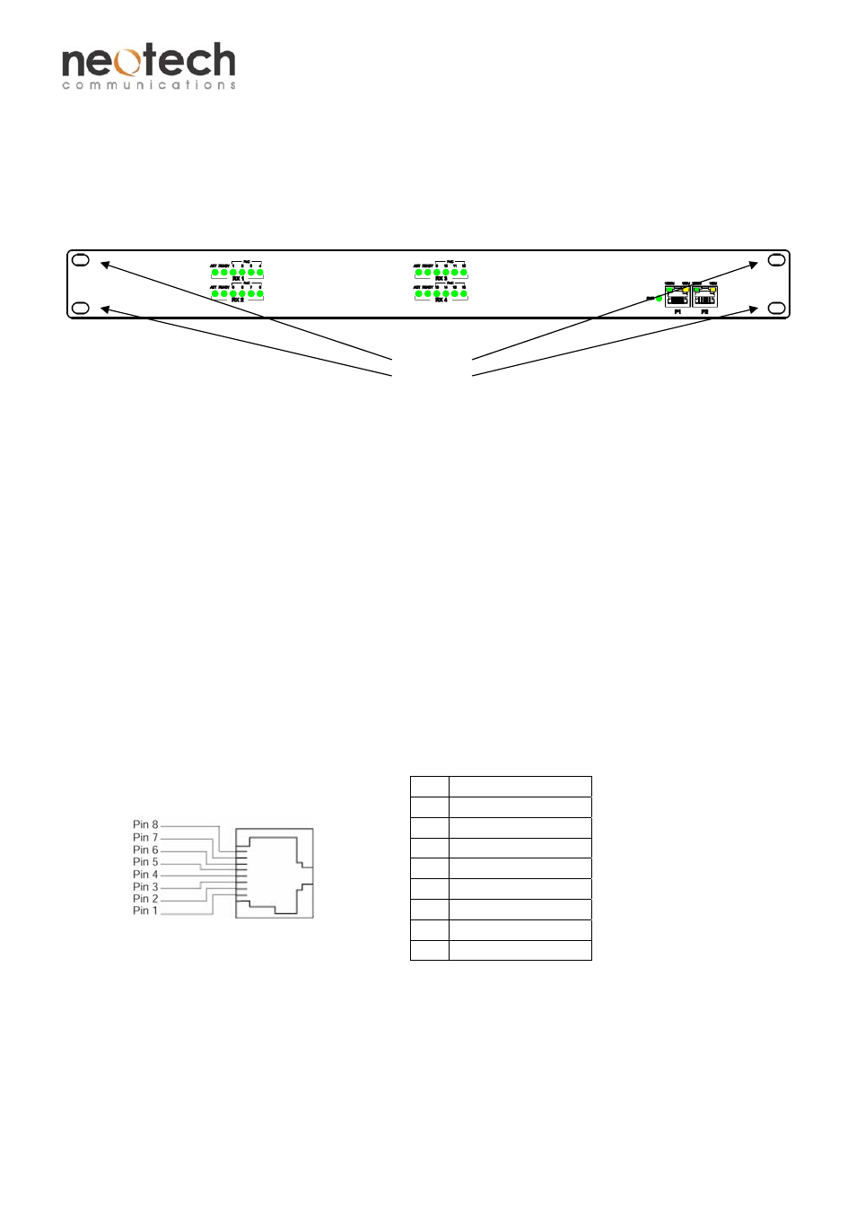 Installation, Setup, Interface | Neotech Communications GEC-48CHP-R User Manual | Page 3 / 5