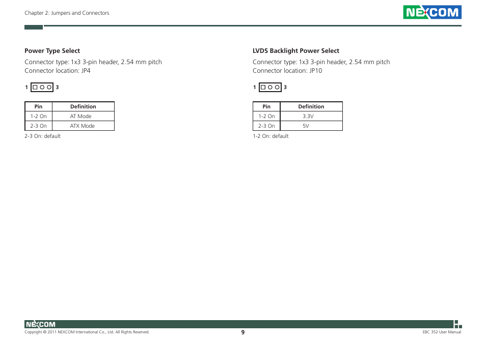 NEXCOM EBC 352 User Manual | Page 22 / 68