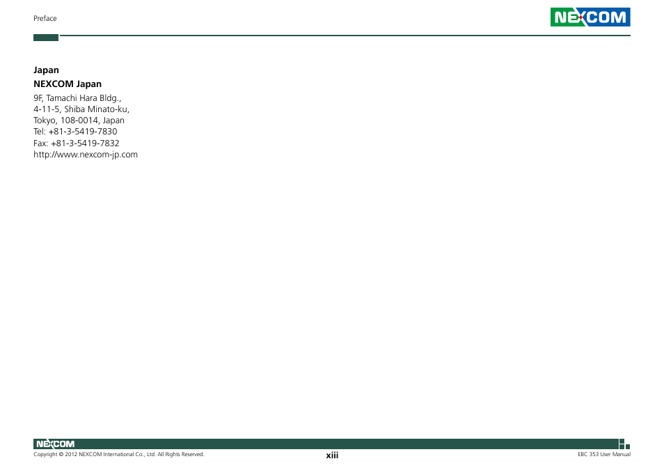 NEXCOM EBC 353 User Manual | Page 13 / 62
