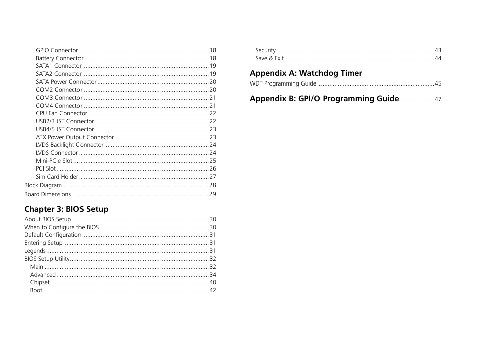 NEXCOM EBC 353 User Manual | Page 3 / 62