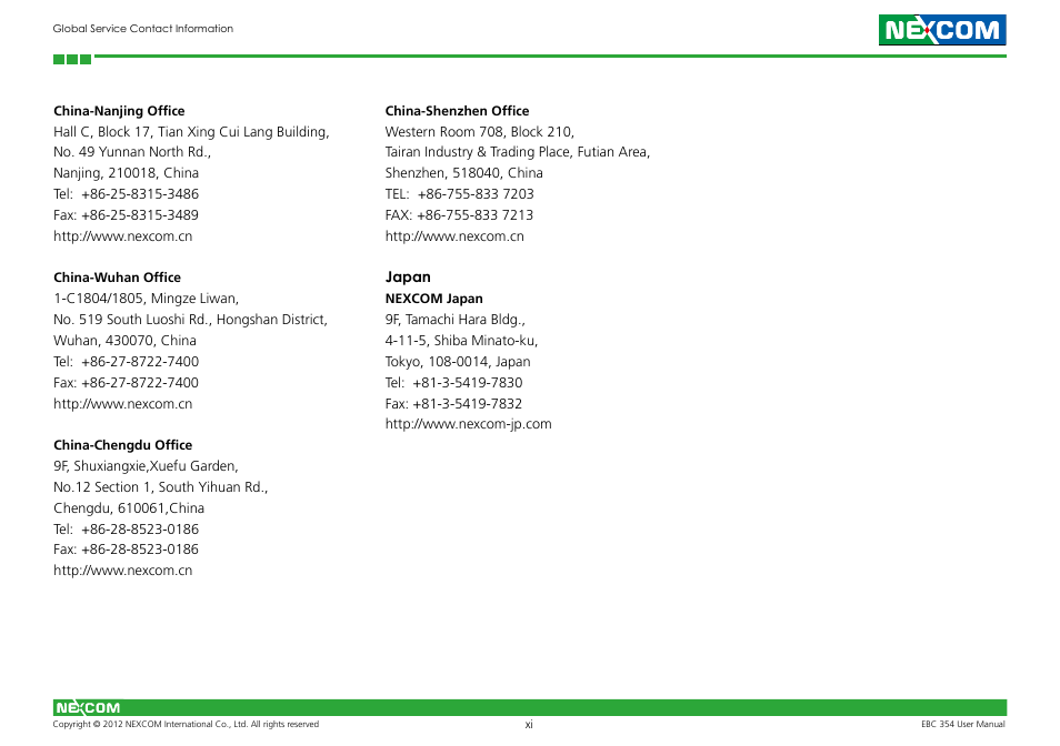 NEXCOM EBC 354 User Manual | Page 11 / 63