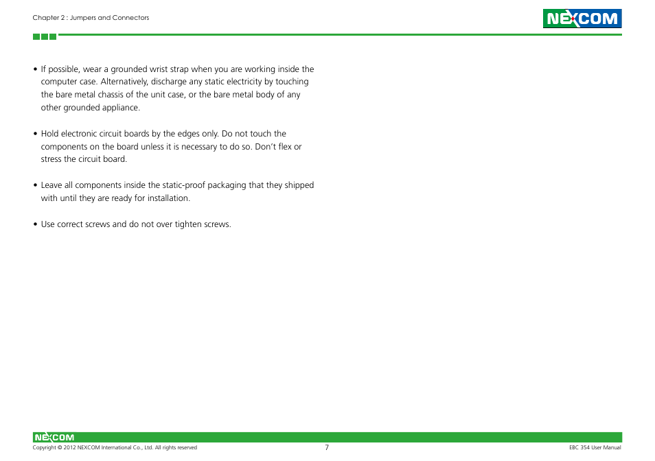 NEXCOM EBC 354 User Manual | Page 20 / 63